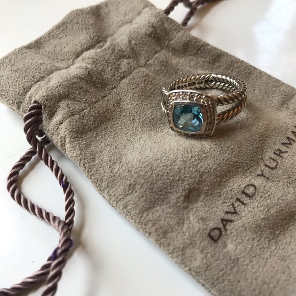 David Yurman Jewelry - David Yurman Petite Albion in Blue Topaz
